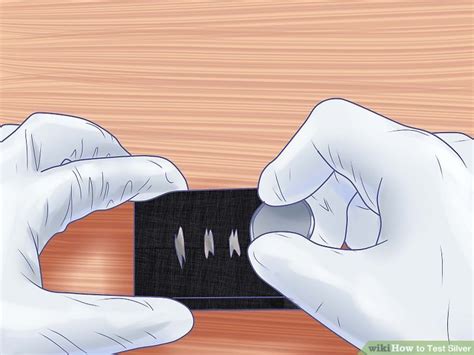 scratch test silver|how to check silver purity.